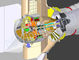 Kepala air rendah Bulb Hydro Turbine / air tubine dengan Fixed Blades / Adjustable Blades Untuk 2m-20m Kepala Hydropower