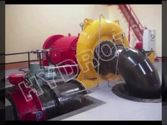 400KW Small Horizontal Shaft Francis Hydro Turbine, Francis Turbine Air Generator