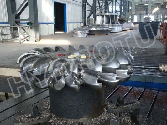 Pelton Turbine Runner dari stainless steel untuk kepala air 80m-1000m dengan kapasitas 0,5MW-20MW