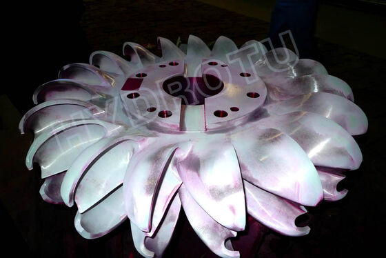 Pelton Turbine Runner dari stainless steel untuk kepala air 80m-1000m dengan kapasitas 0,5MW-20MW