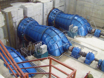 Turbin Hidro Kaplan berkapasitas air rendah horizontal 0.1MW - 5MW