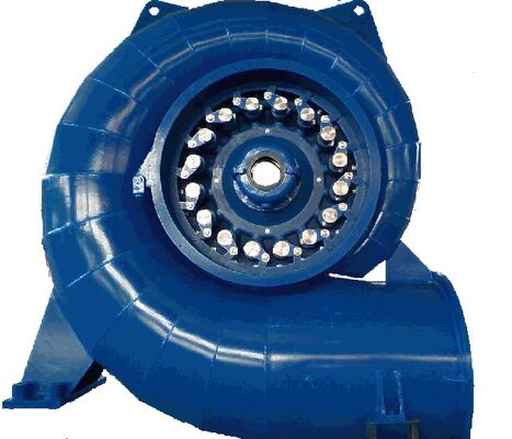 Stainless Steel Runner Francis Hydro Turbine with 20-400m Rated Head for Horizontal Shaft Installations