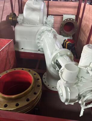 Turbo Hydro Turbine dengan stainless steel Runner 100KW-2000KW Rated Output dan Efisiensi Hingga 88%