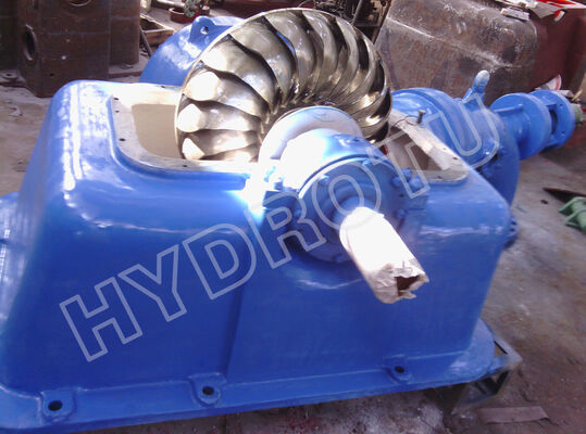 Turbin Hidro Turgo dengan output 100KW-2000KW, stainless steel runner, dan efisiensi 88% untuk pembangkit listrik tenaga air