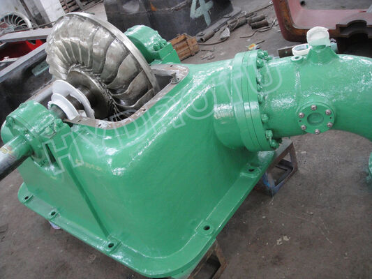 Turgo Hydro Turbine 100KW-2000KW with 70m-200m Head Range and 88% Efficiency