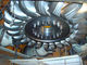 Vertikal Shaft Impulse Water Turbine Pelton Hydro Turbine dengan 4 Nozel untuk High Head Hydropower Project