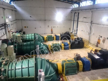 Generator turbin hidro tipe S horizontal dengan bilah pelari baja tahan karat