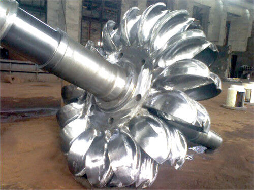 Pelton Turbine Runner dari stainless steel untuk kepala air 80m-1000m dengan kapasitas 0,5MW-20MW